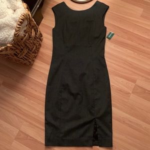 Simons NWT Greyish black sleeveless dress